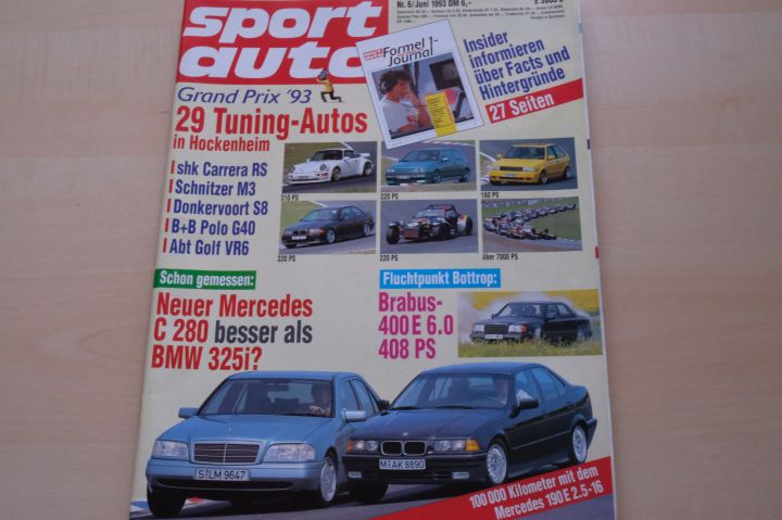 Deckblatt Sport Auto (06/1993)